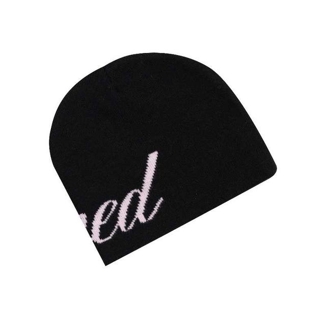 StonedandCo Stoned ATC Cursive Beanie Black Pink - view 4