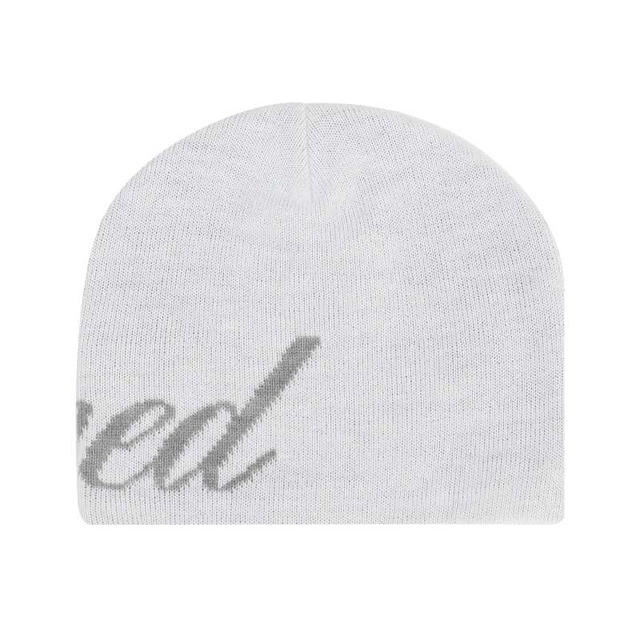 StonedandCo Stoned ATC Cursive Beanie White - view 3