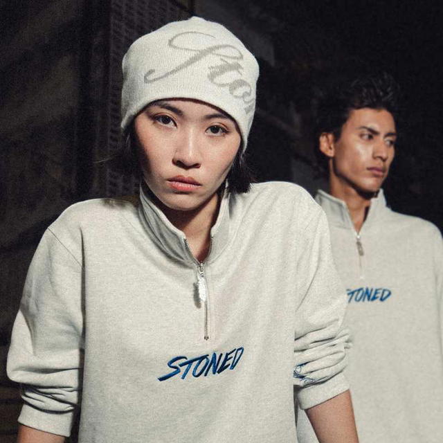 StonedandCo Stoned ATC Cursive Beanie White - view 5