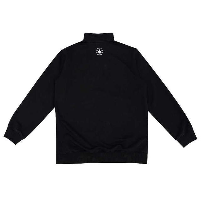 StonedandCo Stoned ATC Half  Zipper Sweatshirt Black - view 2