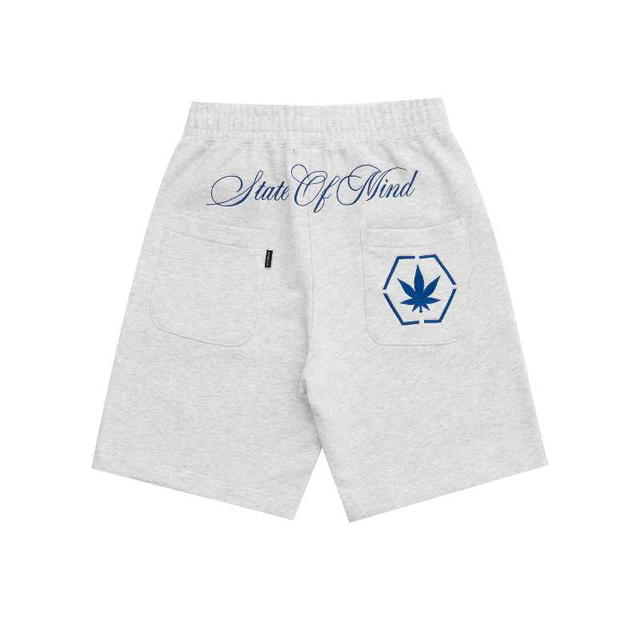 StonedandCo Stoned ATC Sweat Shorts Grey - view 2