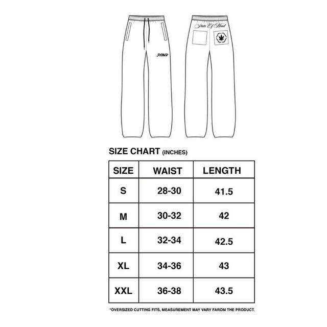 StonedandCo Stoned ATC Sweatpants Black - view 5