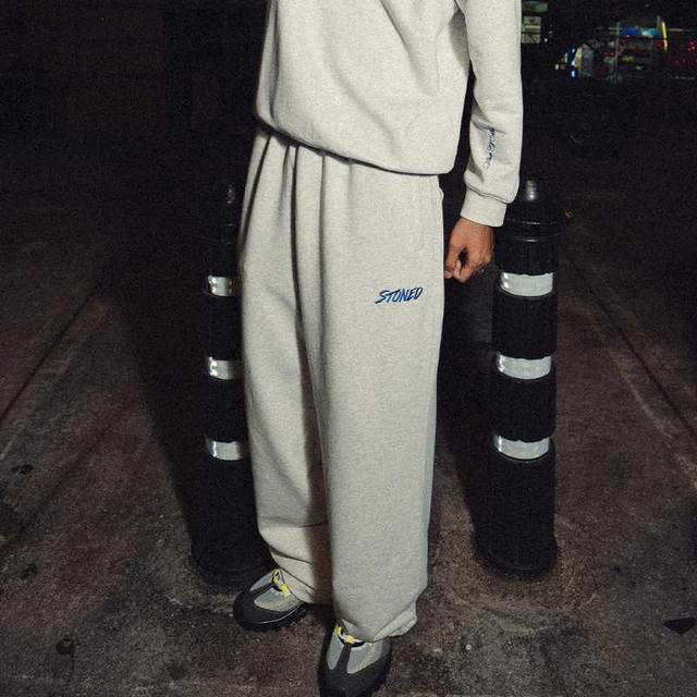 StonedandCo Stoned ATC Sweatpants Grey - view 3