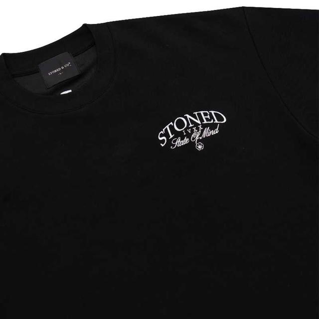StonedandCo Stoned ATC Void Logo Boxy Tee Black - view 3