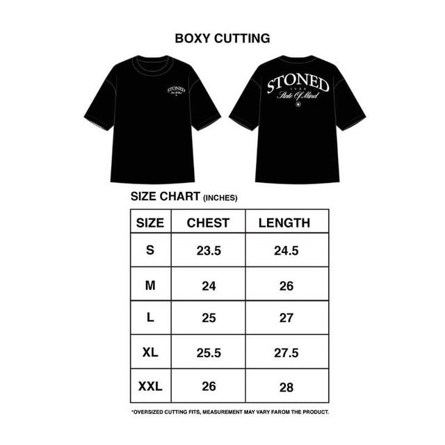 StonedandCo Stoned ATC Void Logo Boxy Tee Black - view 7
