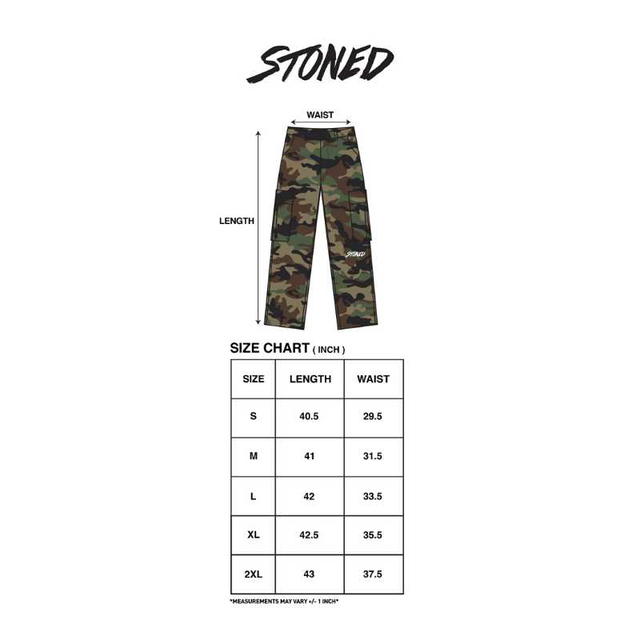 StonedandCo Stoned Blessed25 Military Cargo Pants - view 7