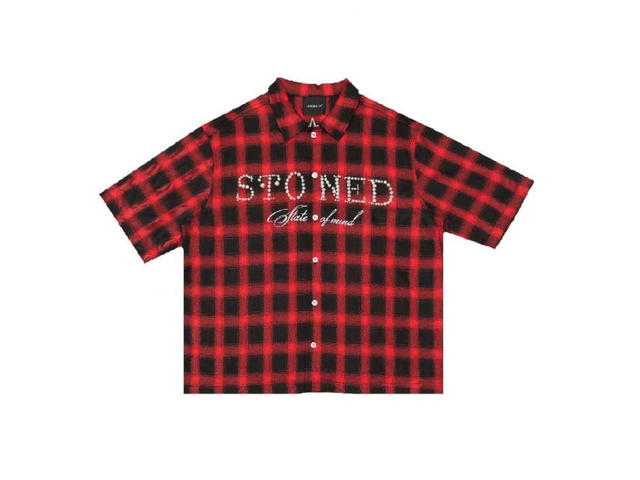 StonedandCo Stoned Blessed26 Pearl Flanel Red Black - view 1