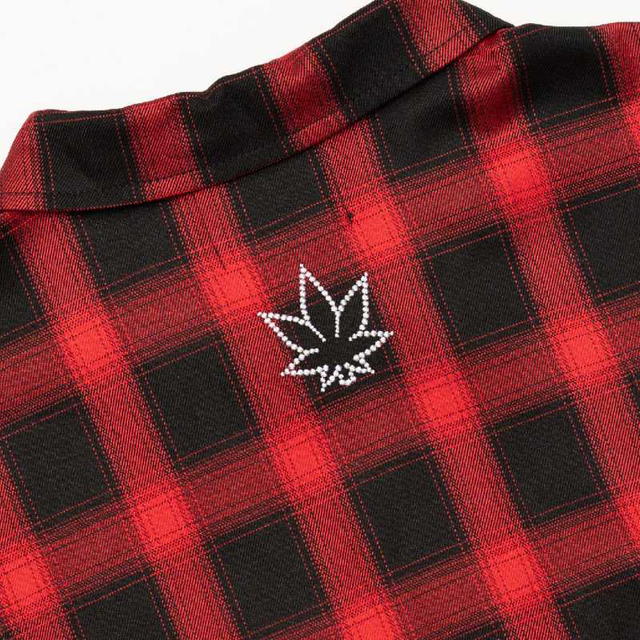 StonedandCo Stoned Blessed26 Pearl Flanel Red Black - view 4