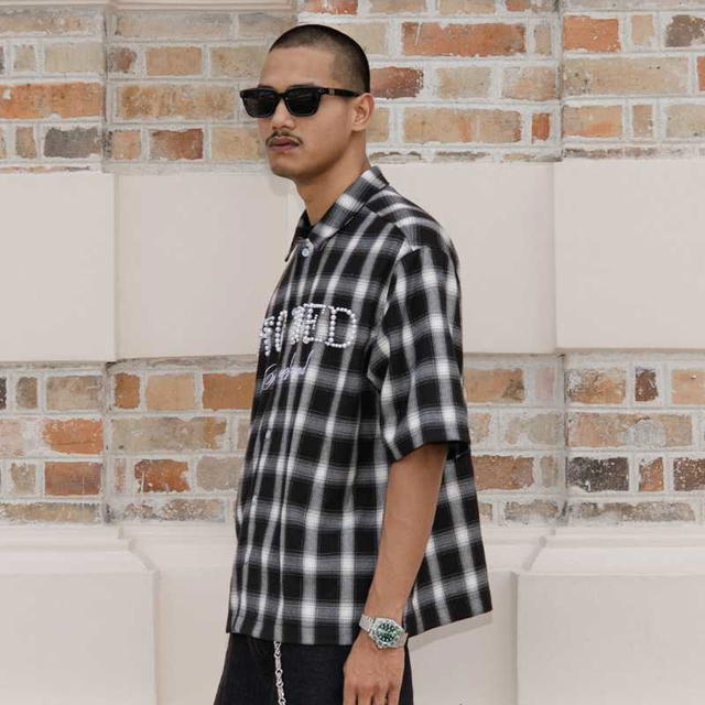 StonedandCo Stoned Blessed26 Pearl Flanel White Black - view 6