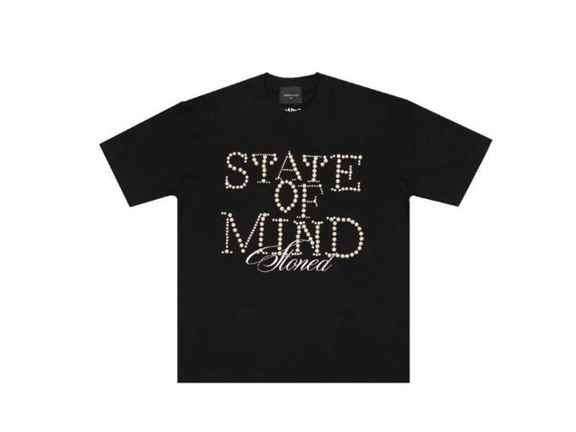 StonedandCo Stoned Blessed26 State Of Mind Tee Black - view 1