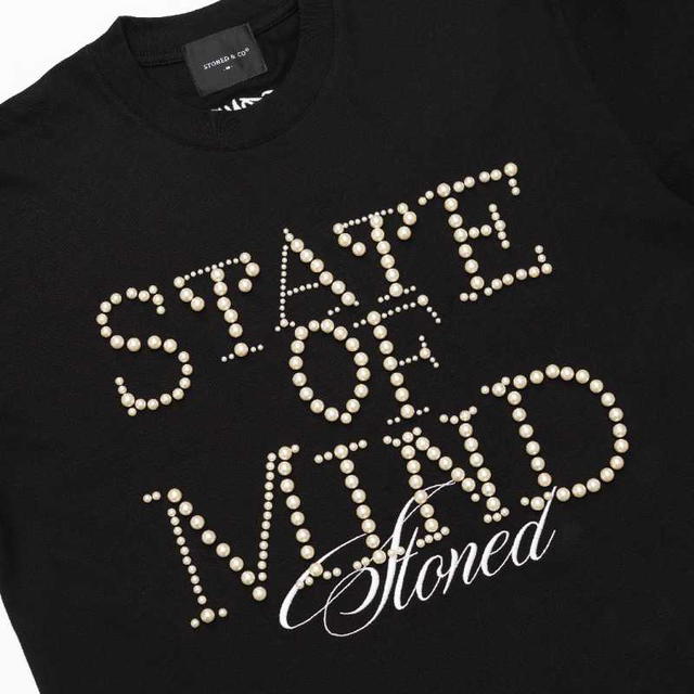 StonedandCo Stoned Blessed26 State Of Mind Tee Black - view 3