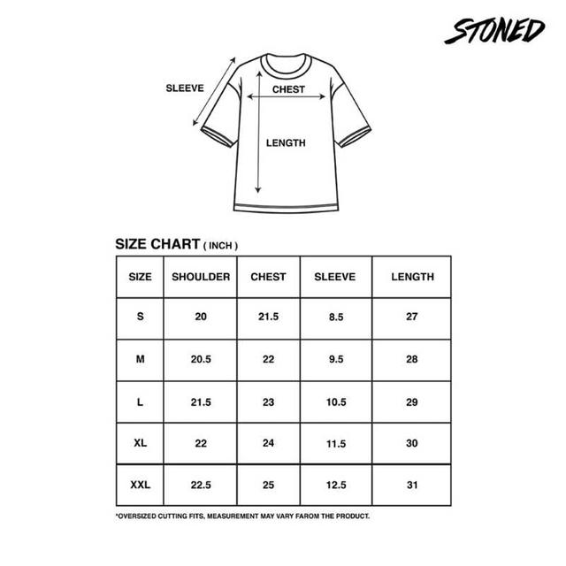 StonedandCo Stoned Blessed26 State Of Mind Tee Black - view 8