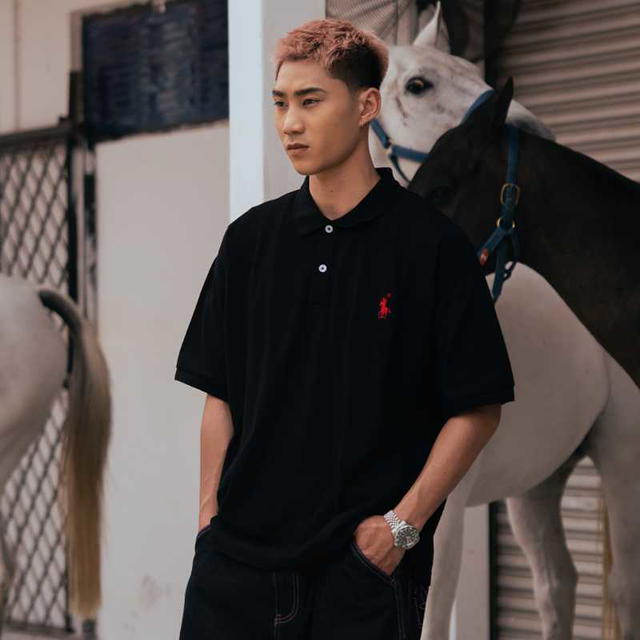 StonedandCo StonedandCo Dark Horse Classic Polo Black - view 7