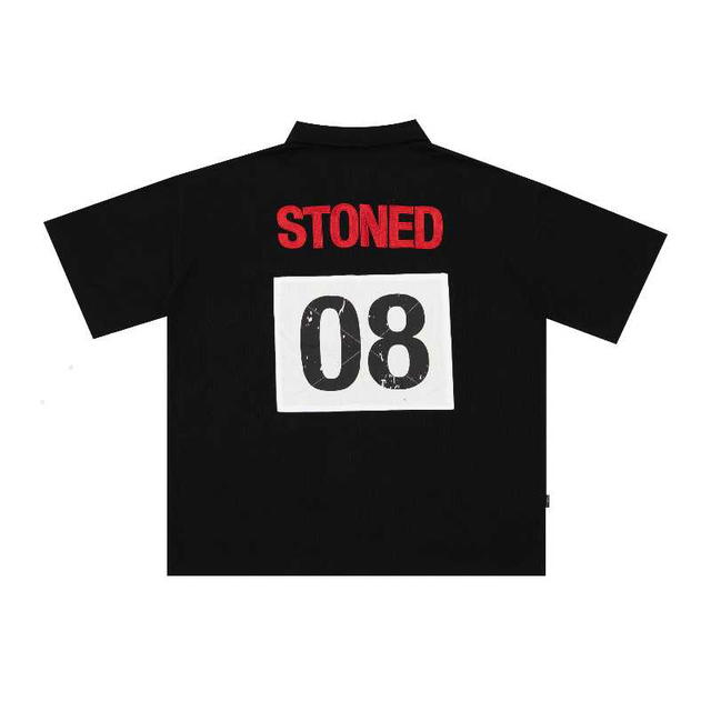 StonedandCo StonedandCo Dark horse Eight Men Polo Shirt Black - view 2