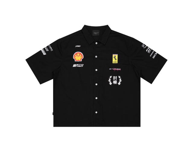 StonedandCo StonedandCo Dark Horse Motorsport Workshirt Black - view 1