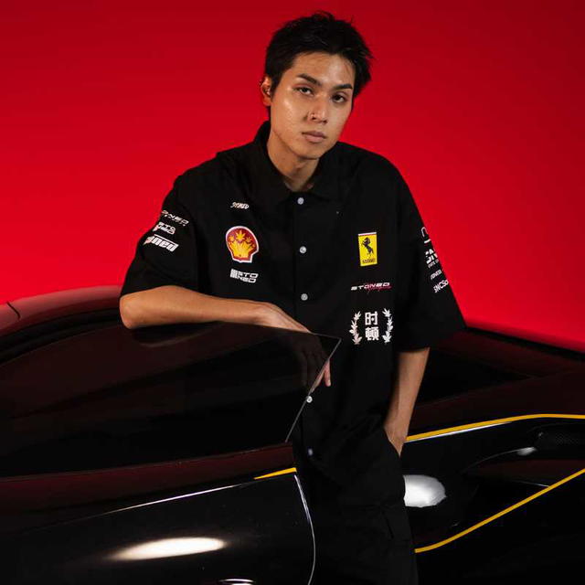 StonedandCo StonedandCo Dark Horse Motorsport Workshirt Black - view 4