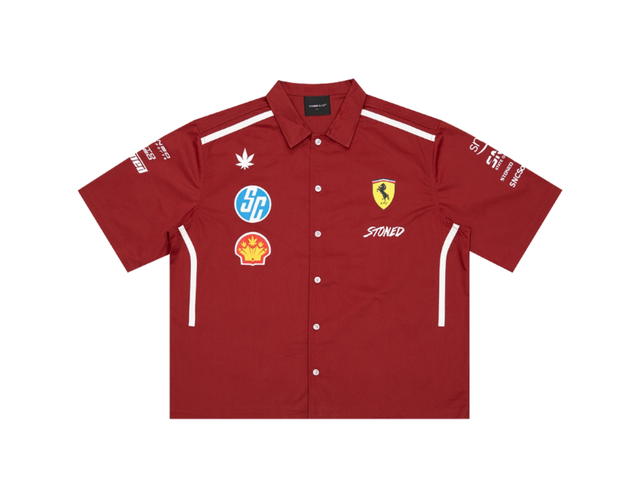 StonedandCo StonedandCo Dark Horse Motorsport Workshirt Red - view 1