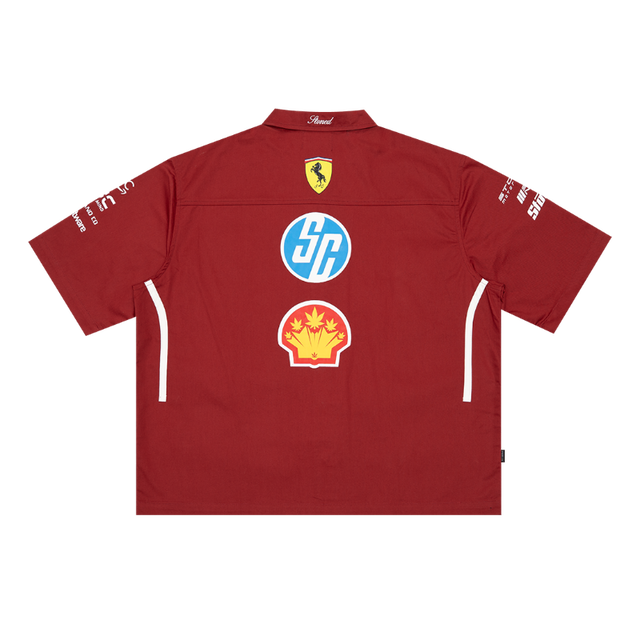StonedandCo StonedandCo Dark Horse Motorsport Workshirt Red - view 2