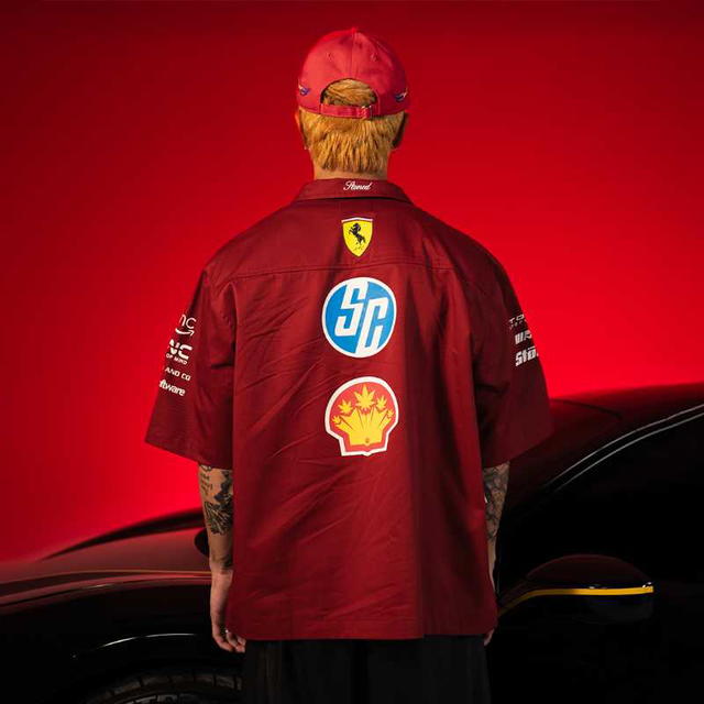StonedandCo StonedandCo Dark Horse Motorsport Workshirt Red - view 5
