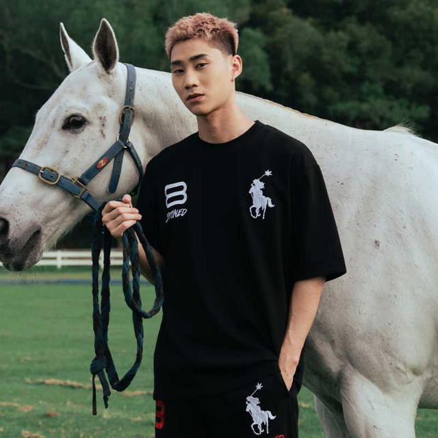 StonedandCo StonedandCo Dark Horse Polo Tshirt Black - view 4