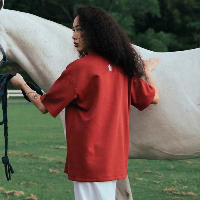 StonedandCo StonedandCo Dark Horse Polo Tshirt Red - view 8