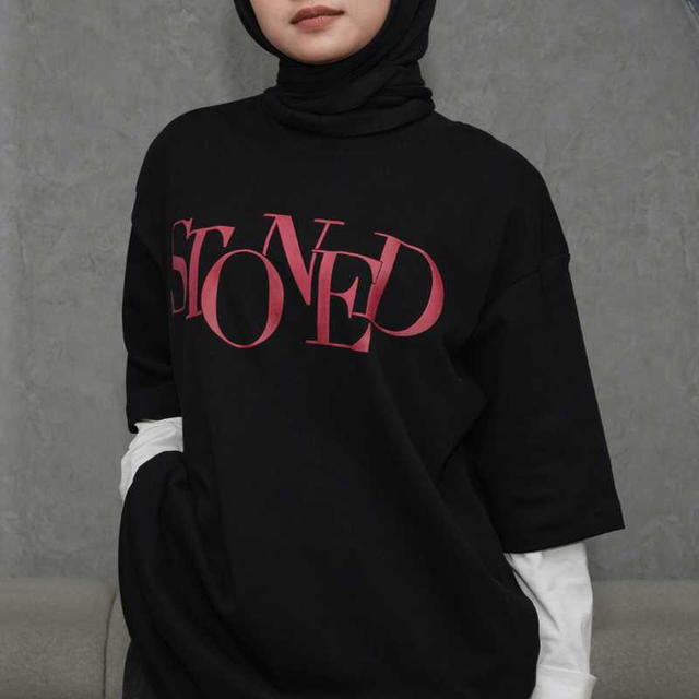 StonedandCo StonedandCo Finished Logo Tee Black - view 3