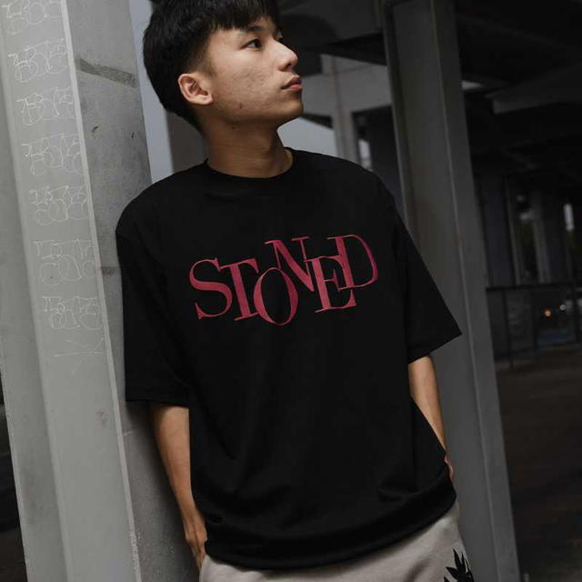 StonedandCo StonedandCo Finished Logo Tee Black - view 5