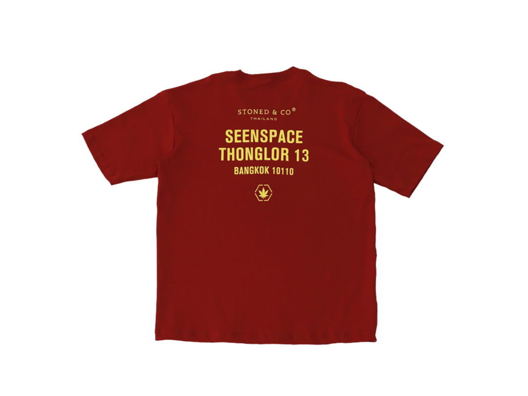 StonedandCo StonedandCo Journey Address Tee Red