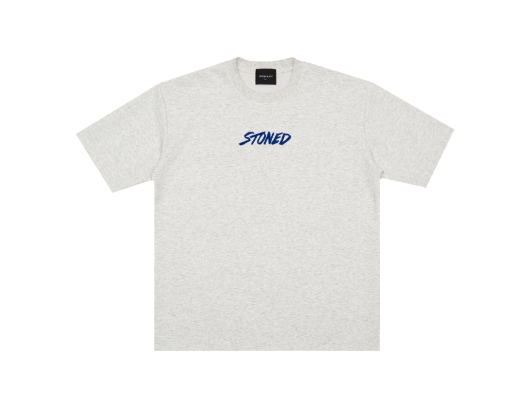 StonedandCo StonedandCo Milestoned Hexagon Tee Grey