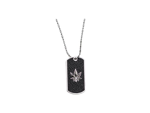 StonedandCo StonedandCo Military Tag Necklace Silver - view 1
