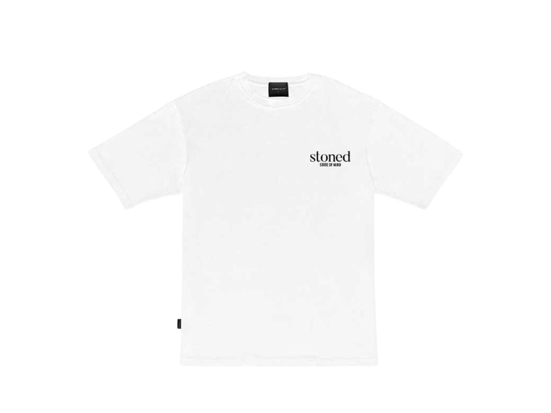 StonedandCo StonedandCo Originals Basic Logo Tee White