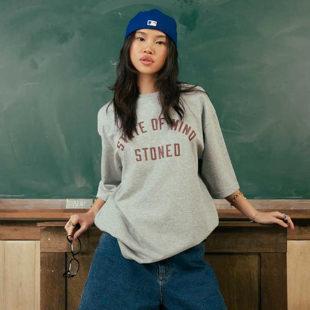 StonedandCo StonedandCo Originals v2: Grey Tee - view 4