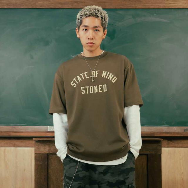 StonedandCo StonedandCo Originals v2: Olive Tee - view 3