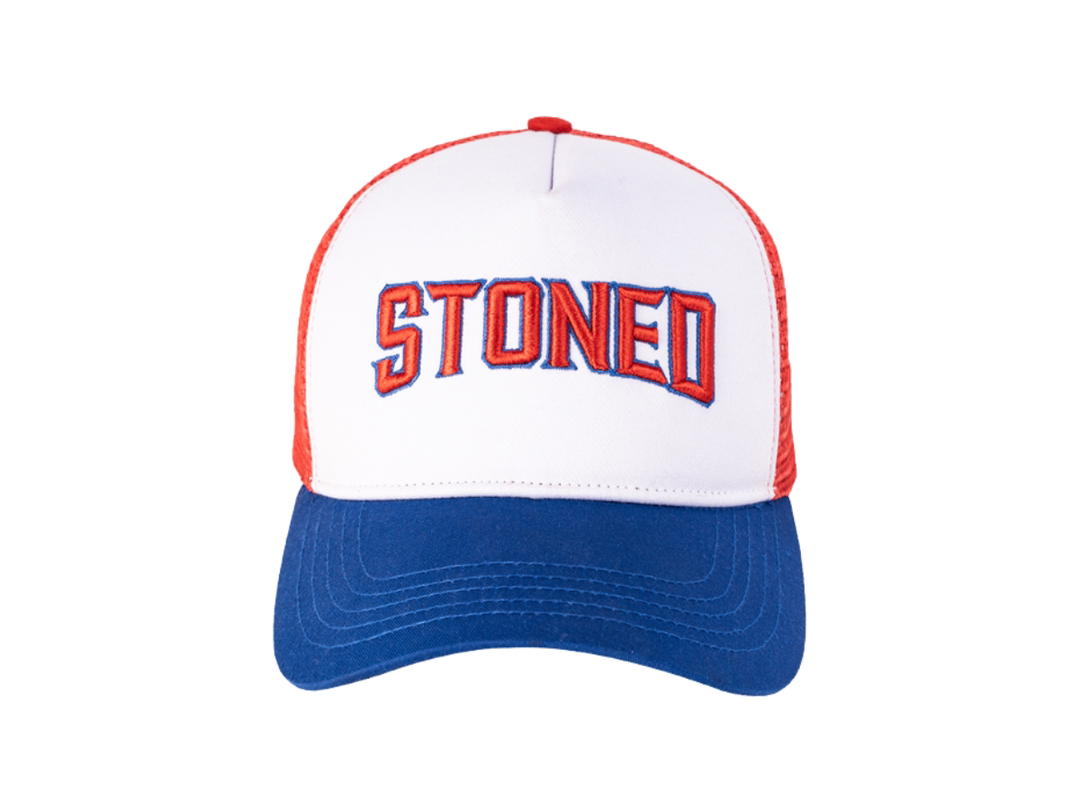 StonedandCo Universe : Embroidery Trucker Red