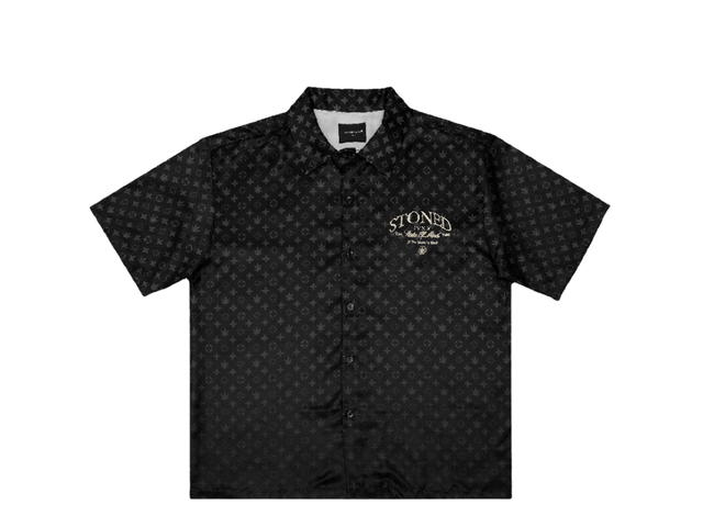 StonedandCo Void : Monogram Revere Shirt Black - view 1