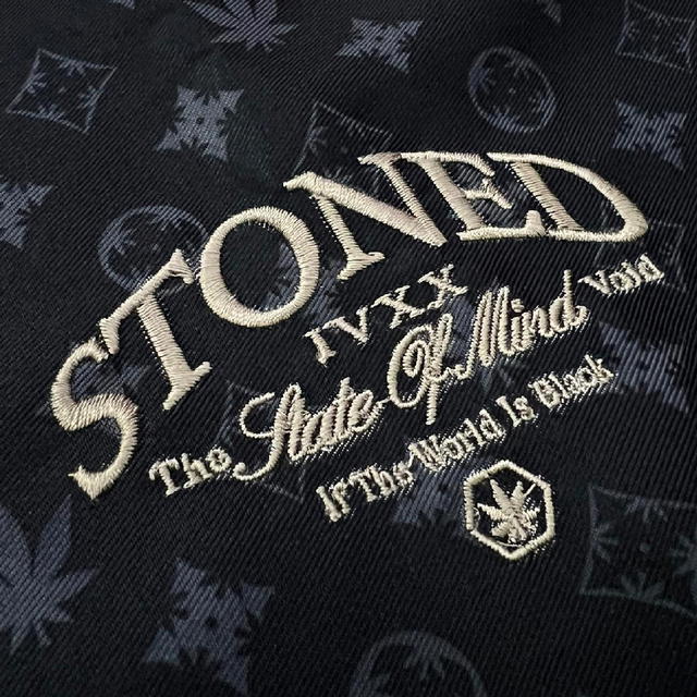 StonedandCo Void : Monogram Revere Shirt Black - view 4