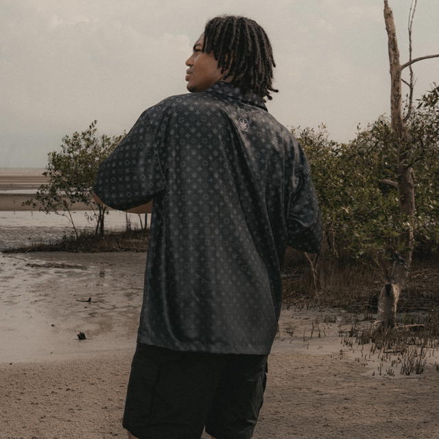 StonedandCo Void : Monogram Revere Shirt Black - view 7
