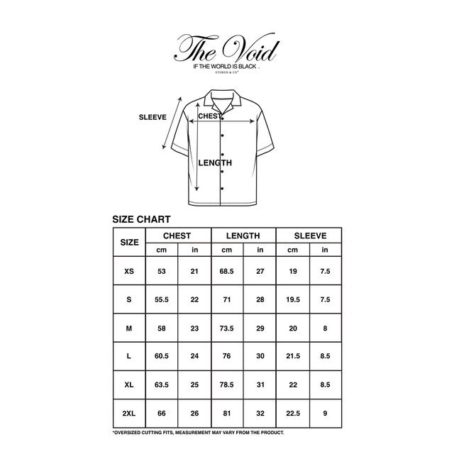 StonedandCo Void : Monogram Revere Shirt Black - view 8