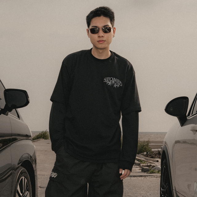 StonedandCo Void : Vintage Maple Tee Black - view 5