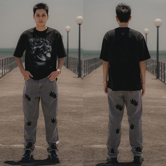 StonedandCo Void : Vintage Reform Jeans Black - view 6