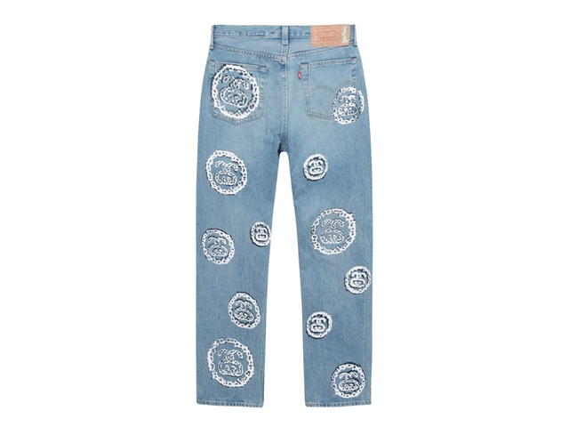 Stussy Stussy x Denim Tears 501 Jean Light Indigo - view 2