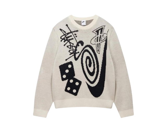 Stussy Stussy x Nike Icon Knit Sweater Natural - view 1