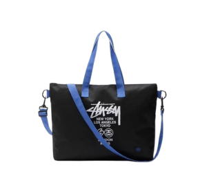 Buy Stussy 30 Anniversary Canvas Shoulder Bag Black at Sasom – Authentic and Ready to Ship
