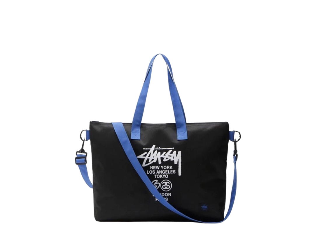 Stussy Stussy 30 Anniversary Canvas Shoulder Bag Black