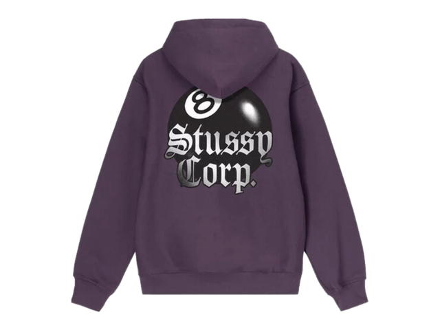 Stussy Stussy 8 Ball Corp. Hoodie Grape - view 2