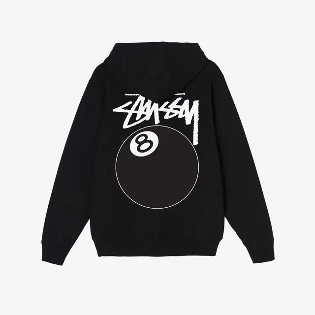 Stussy Stussy 8 Ball Hoodie Black - 21FW - view 1