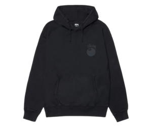 Buy Stussy 8 Ball Hoodie Pigment Dyed Black at Sasom – Authentic and Ready to Ship