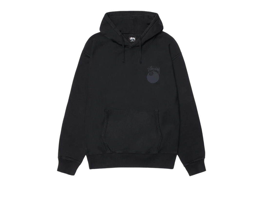 Stussy Stussy 8 Ball Hoodie Pigment Dyed Black