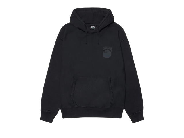 Stussy Stussy 8 Ball Hoodie Pigment Dyed Black - view 1