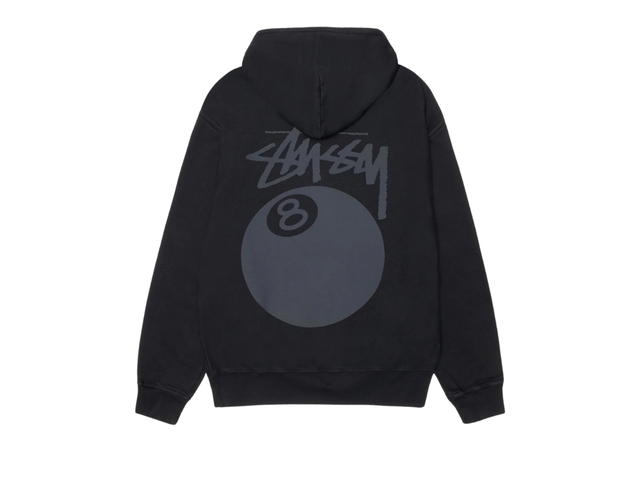 Stussy Stussy 8 Ball Hoodie Pigment Dyed Black - view 2